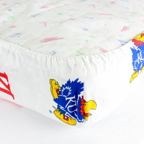 Kansas Jayhawks Baby Crib Fitted Sheet