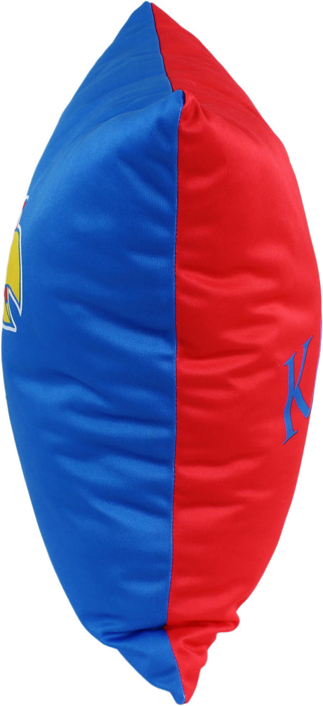 Kansas Jayhawks 2 Sided Decorative Pillow, 16" x 16", Made in the USA