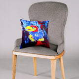 Kansas Jayhawks 2 Sided Color Swept Decorative Pillow, 16" x 16"