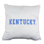Kentucky Wildcats 2 Sided Decorative Pillow, 16" x 16", Made in the USA