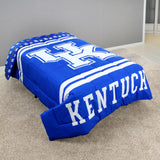 Kentucky Wildcats Reversible Big Logo Soft and Colorful Comforter