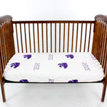 Kansas State Wildcats Baby Crib Fitted Sheet