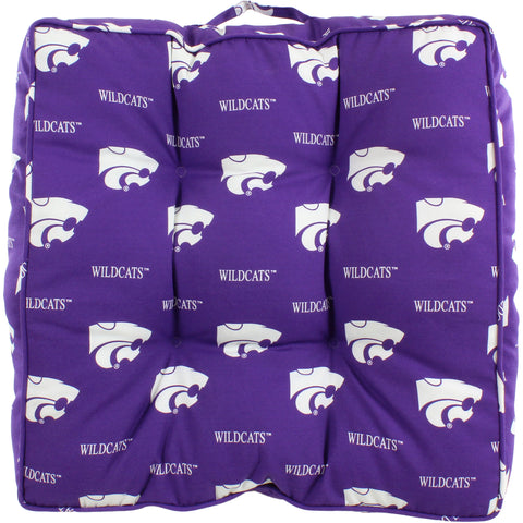 Kansas State Wildcats Floor Pillow or Pet Bed, 24" x 24" Square