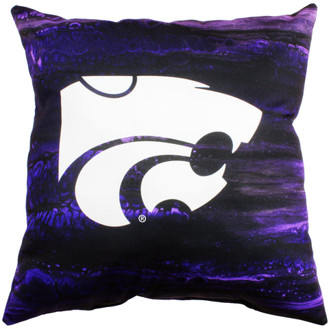 Kansas State Wildcats 2 Sided Color Swept Decorative Pillow, 16" x 16"