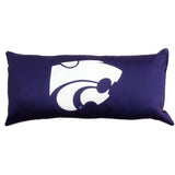 Kansas State Wildcats 2 Sided Bolster Travel Pillow, 16" x 8", Made in the USA