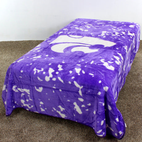 Kansas State Wildcats Huge Soft Plush Throw Blanket, 86" x 63"