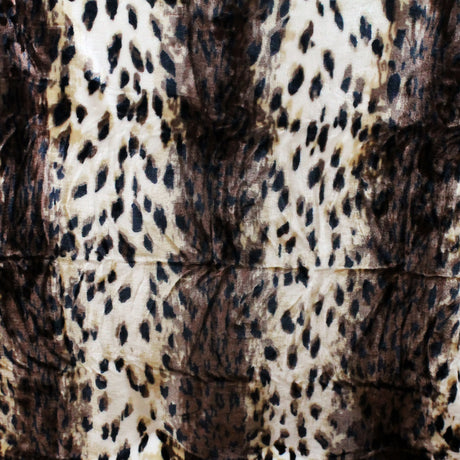 Leopard Print Huge Soft Plush Throw Blanket, 86" x 63"