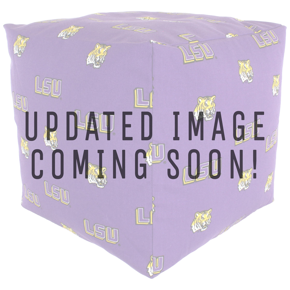 LSU Tigers Cube Cushion – Everything Comfy - College Covers - Comfy Feet