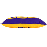LSU Tigers 2 Sided Bolster Travel Pillow, 16" x 6", Made in the USA