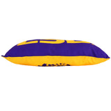 LSU Tigers 2 Sided Bolster Travel Pillow, 16" x 8", Made in the USA
