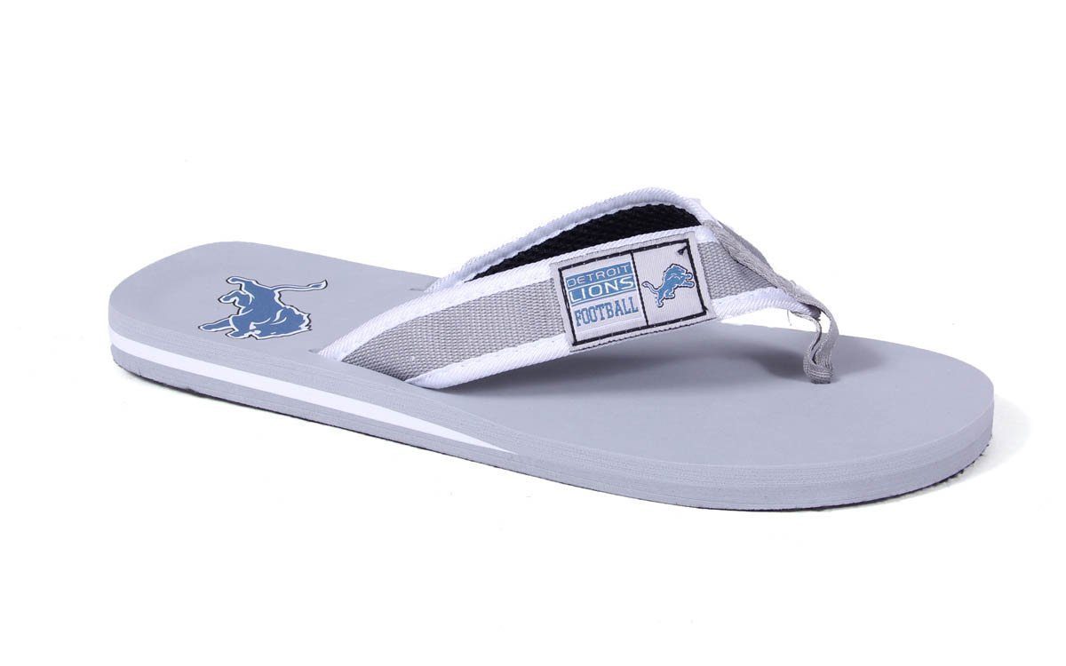 Detroit Lions FOCO Contour Flip Flops Sandals