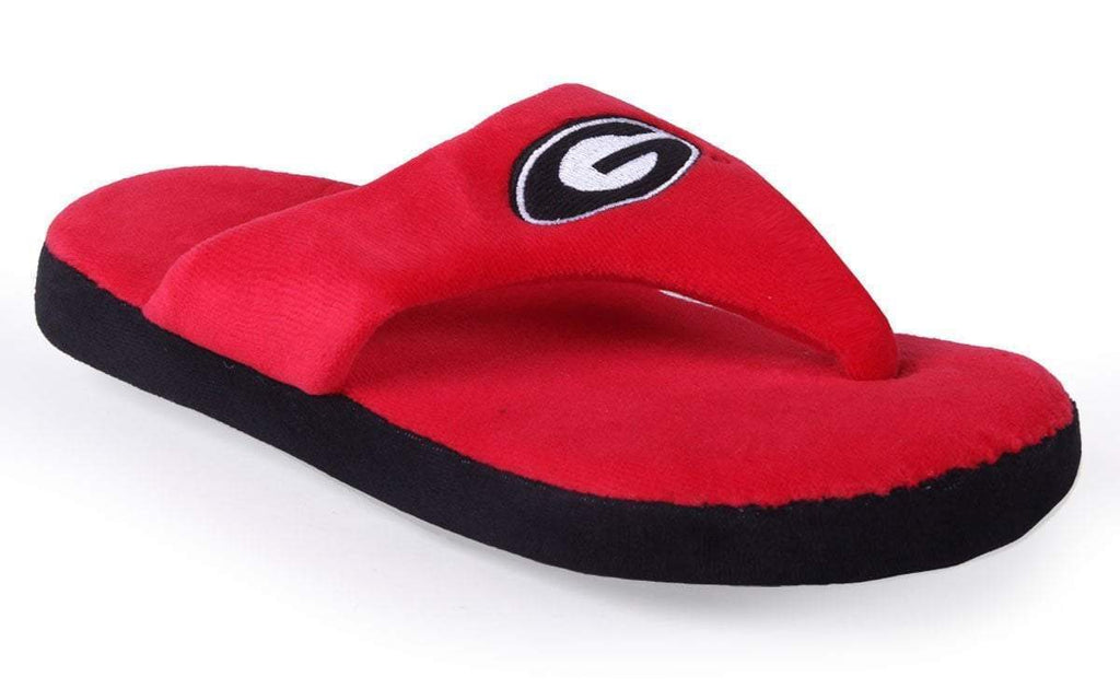 Georgia Bulldogs Comfy Feet Flip Flop Slippers – Comfy - Covers - Comfy Feet