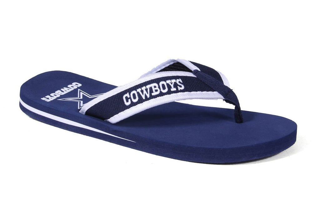 Dallas cowboys discount womens flip flops