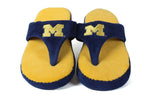 Michigan Wolverines Comfy Feet Flip Flop Slippers
