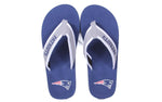 New England Patriots Contour Flip Flops