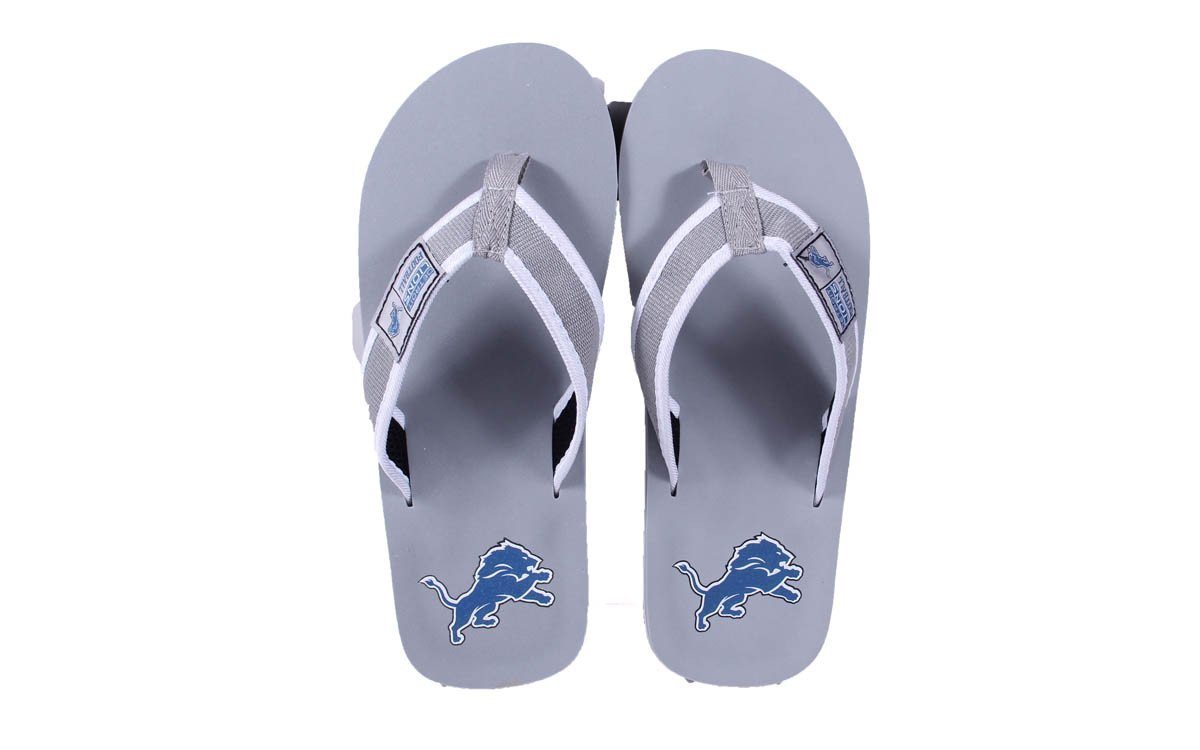 Detroit Lions FOCO Contour Flip Flops Sandals