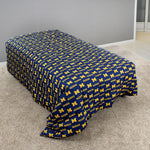 Michigan Wolverines Reversible Big Logo Soft and Colorful Comforter