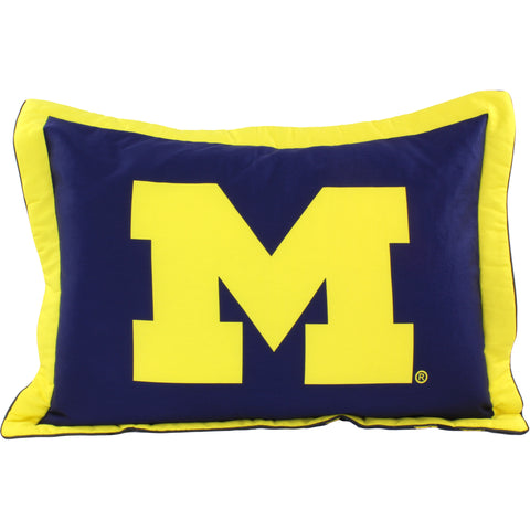 Michigan Wolverines Pillow Sham