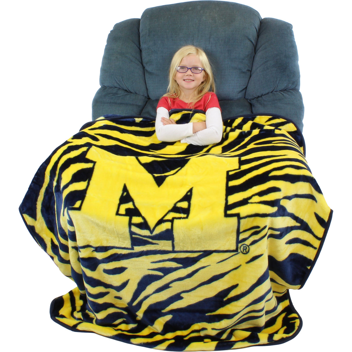 Michigan Wolverines Throw Blanket