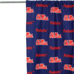 Ole Miss Rebels Curtain Panels