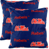 Ole Miss Rebels Decorative Pillow