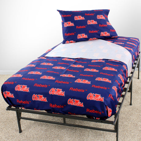 Ole Miss Rebels Sheet Set