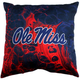 Ole Miss Rebels 2 Sided Color Swept Decorative Pillow, 16" x 16"