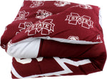 Mississippi State Bulldogs Reversible Cotton Comforter Set