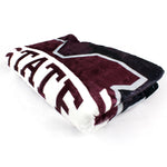 Mississippi State Bulldogs Sublimated Soft Throw Blanket