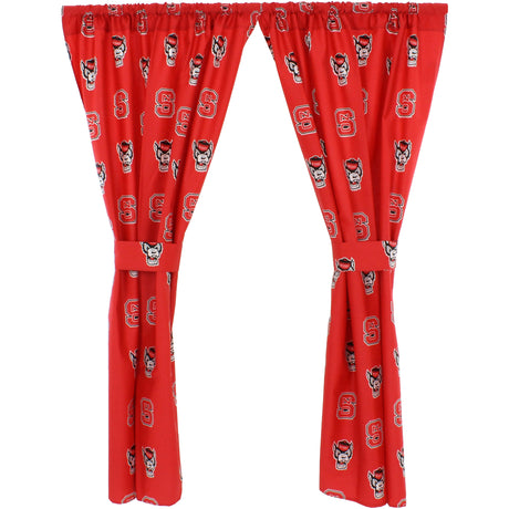 North Carolina State Wolfpack Curtain Panels 63" or 84"