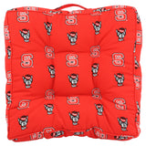 North Carolina State Wolfpack Floor Pillow or Pet Bed, 24" x 24" Square