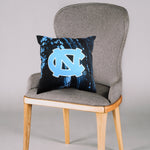 North Carolina Tar Heels 2 Sided Color Swept Decorative Pillow, 16" x 16"