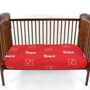 Nebraska Huskers Baby Crib Fitted Sheet