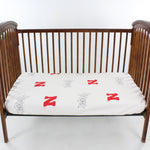 Nebraska Huskers Baby Crib Fitted Sheet