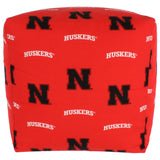 Nebraska Huskers Cube Cushion