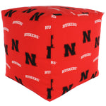 Nebraska Huskers Cube Cushion