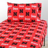 Nebraska Huskers Sheet Set