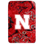 Nebraska Cornhuskers Sublimated Soft Throw Blanket