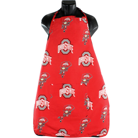 Ohio State Buckeyes Grilling Tailgating Apron with 9" Pocket, Adjustable