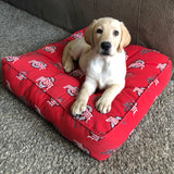 Clemson Tigers Floor Pillow or Pet Bed, 24" x 24" Square