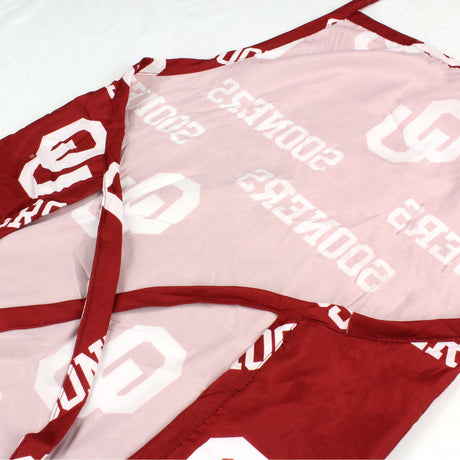 Oklahoma Sooners Grilling Tailgating Apron with 9" Pocket, Adjustable