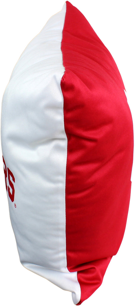 Oklahoma Sooners 2 Sided Decorative Pillow, 16" x 16", Made in the USA