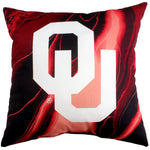 Oklahoma Sooners 2 Sided Color Swept Decorative Pillow, 16" x 16"