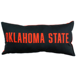 Oklahoma State Cowboys 2 Sided Bolster Travel Pillow, 16" x 8", Made in the USA