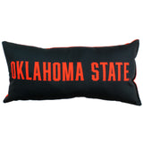 Oklahoma State Cowboys 2 Sided Bolster Travel Pillow, 16" x 8", Made in the USA