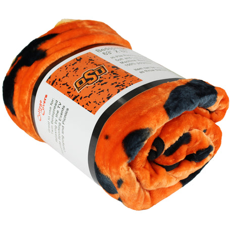 Oklahoma State Cowboys Huge Soft Plush Throw Blanket, 86" x 63"