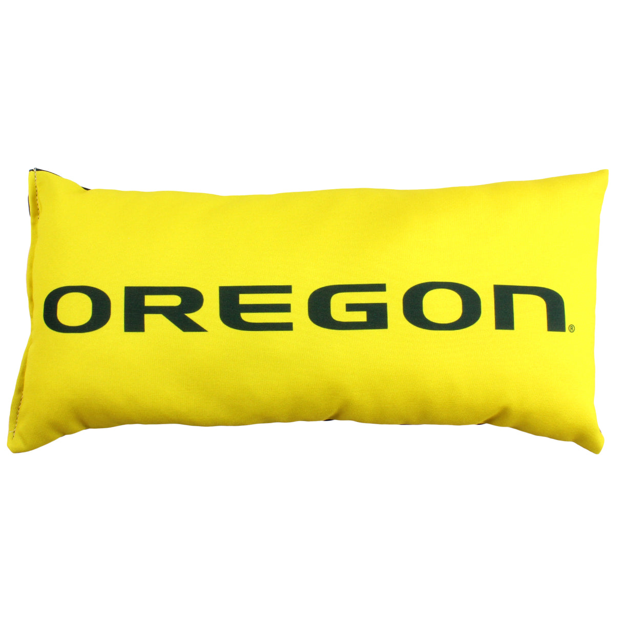 Oregon Ducks 2 Sided Bolster Travel Pillow, 16" x 6", Made in the USA