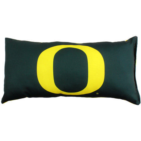 Oregon Ducks 2 Sided Bolster Travel Pillow, 16" x 6", Made in the USA