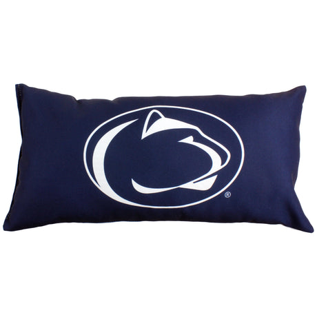 Penn State Nittany Lions 2 Sided Bolster Travel Pillow, 16" x 6", Made in the USA
