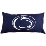 Penn State Nittany Lions 2 Sided Bolster Travel Pillow, 16" x 8", Made in the USA
